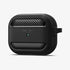 ACS05482 - Apple AirPods Pro 2 Case Rugged Armor in matte black showing the front